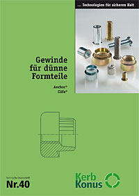 Ausgewählte Druckschrift: 40 (Gewinde für dünne Formteile)